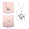 Aventia 1 Carat Moissanite 925 Silver Necklace with an Excellent