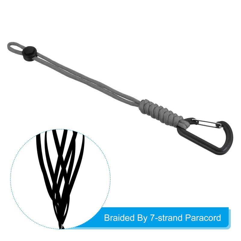 TOP-VIGOR Badge Lanyard with Hook 10 Inch, 2Pcs Braided Wrist