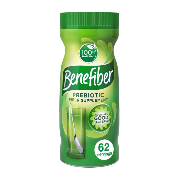 Benefiber Daily Prebiotic Fiber Supplement Powder for Digestive Health, Daily Fiber Powder, Unflavored - 8.7 Ounces