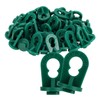 com-four® 50 x Greenhouse Clips, Sturdy Plant Holders with High
