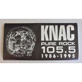 Pure Rock 105.5 KNAC Bumpersticker The Last Sticker LA Guns Tower Records NEW