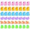 BOXOB 48pcs Luminous Mini Capybaras, Tiny Capybara Cute Miniature Resin