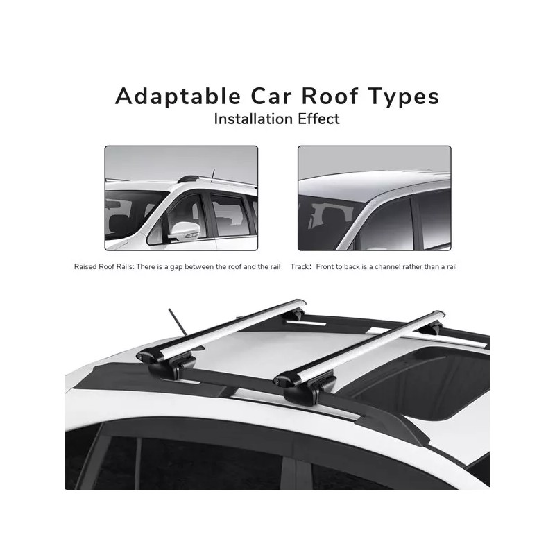 KEEPDSGN For Toyota RAV4 48" Car Top Roof Rack Cross