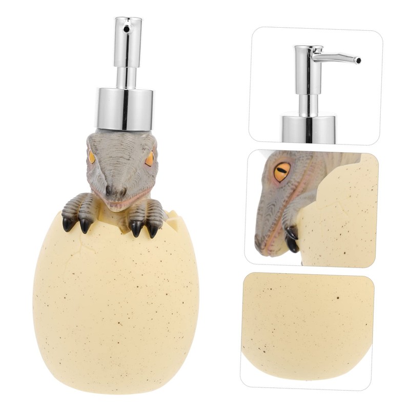 WOONEKY Break Dinosaur Design Pump Bottle 560ml Liquid Soap Dispenser