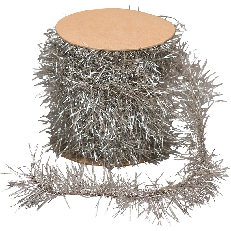 Tinsel Garland - Silver