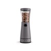 Electric Salt and Pepper Grinder with Storage Base, Stainless Steel