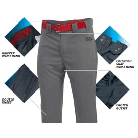 Rawlings | LAUNCH SERIES Knicker Baseball Pants | Youth Small | White