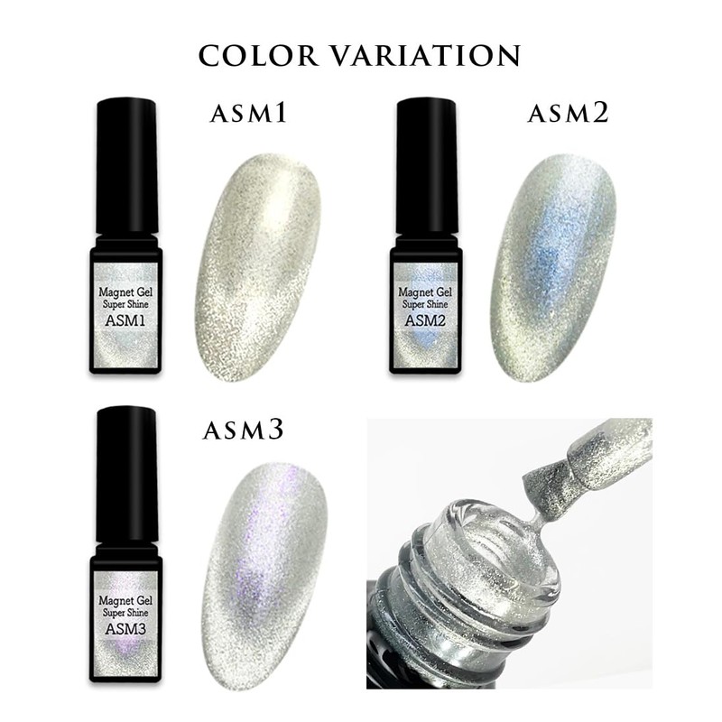 Reliable Japanese Magnetic Gel Super Shine Artist Gel Series Color