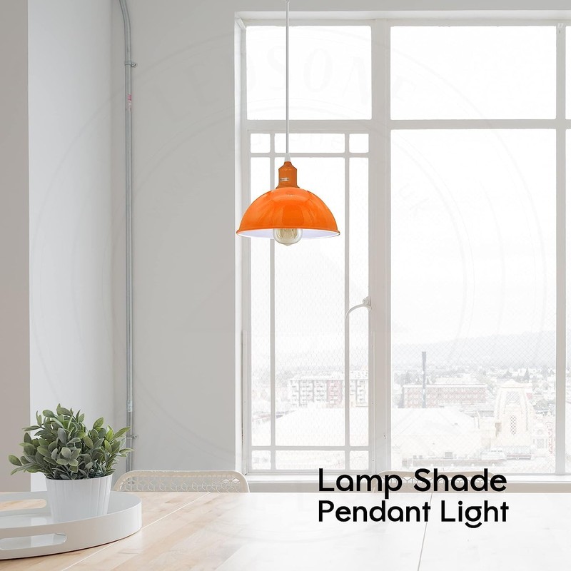 LEDSone Industrial Ceiling Pendant Light Shades, Retro Vintage Style Dome