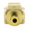 3.5mm Stereo Keystone Insert, Ivory