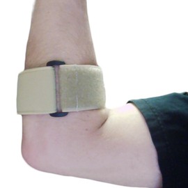AT Surgical Elbow Band for Tennis, Golf, Carpal Tunnel and Muscle Strain with Adjustable Neoprene Padding (Large)