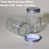 Salsa Jars for Homemade Salsa – 4 Pack 16oz Glass
