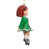 Kurt S. Adler Irish Dancer Ornament, 4.5-inches, Resin, Green