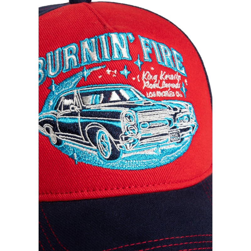 King Kerosin Men's Baseball Cap Vintage 1950S Rockabilly Cap Snapback