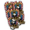 American Bald Eagle Flag Decal Sticker - 12 Inch -