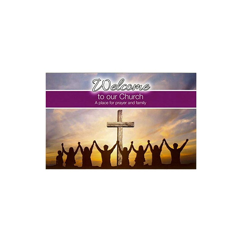 Welcome to our Church Visitor Information Pew Cards (Pack of