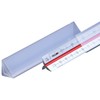 Rulex 30cm Metal (c) Triangular Scale Ruler 1:1 1:10 1:2