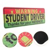 Mobestech Magnet Learner Driver Sign Reflective Driver Magnet Sticker for