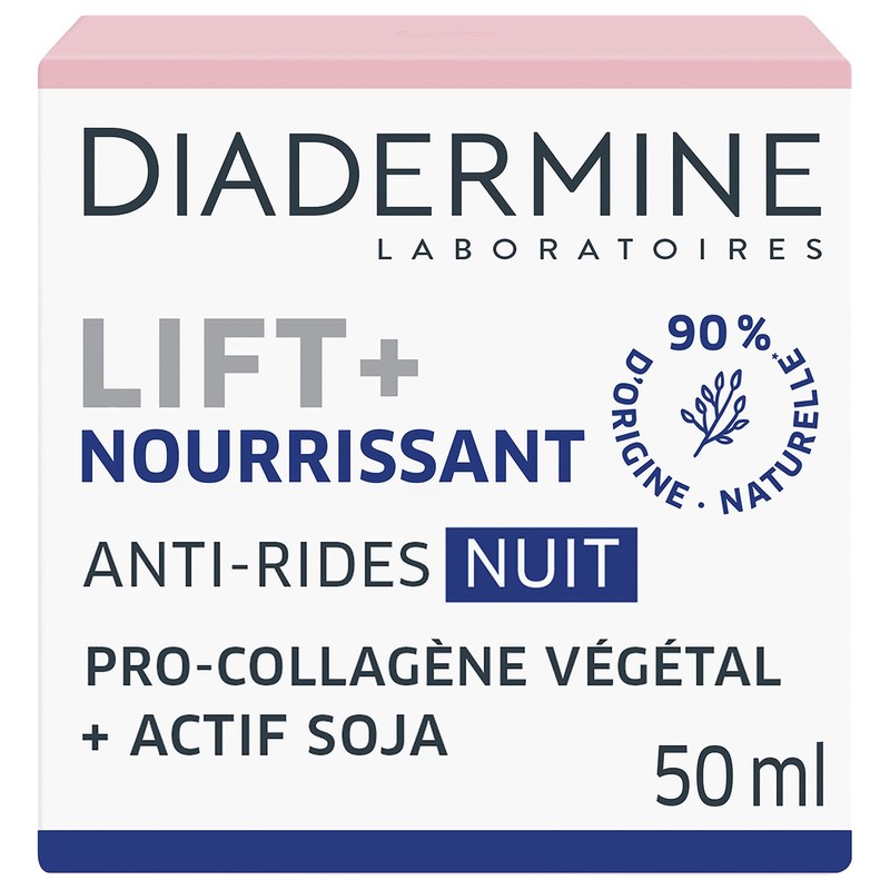 Diadermine LIFT+ Nutrition Regenerating Anti-Wrinkle Night Cream with Pro-Collagen &