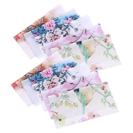 Gatuida 10Pcs Microfiber Eyeglass Cleaning Cloths Streak Lens Wipes for Glasses Screens and Instruments for and Commercial Use