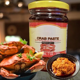 Premium Crab Paste with Soya Bean Oil: Also Referred to as Crab Sauce or Crab Paste Sauce, a Beloved Ingredient in Southeast Asian like Taba ng Talangka, น้ำพริกมันปู, 螃蟹酱油膏, Gạch Cua - Elevate Your Culinary Creations with Pad Thai, Pho, Laksa, Rendang, Stir-Fries, Soups, Noodle Dishes, Curries, and More