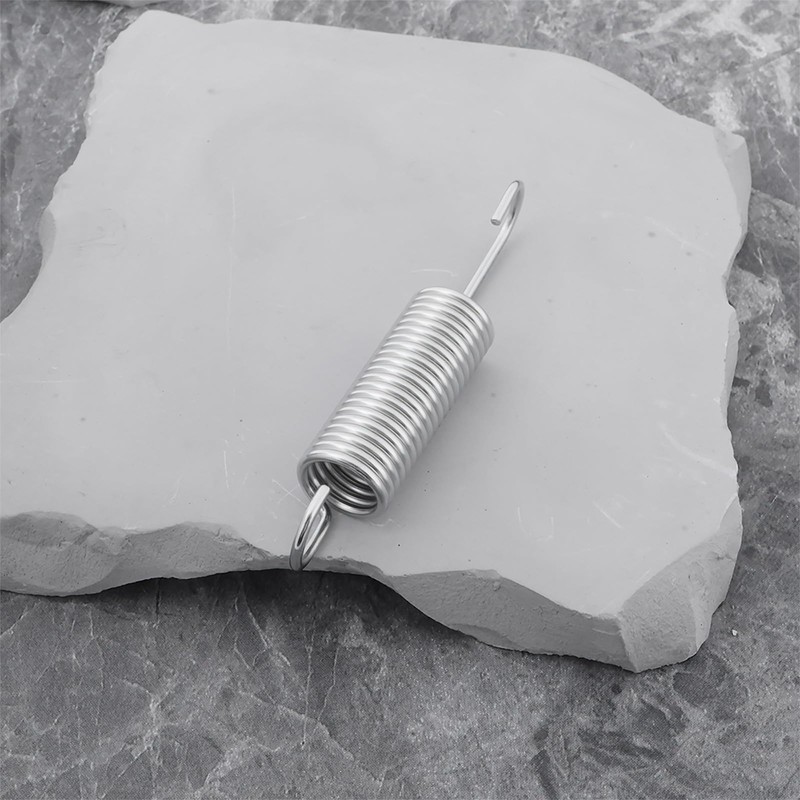 ECSiNG 2pcs Deck Chair Tension Springs Wire Galvanised Steel Long