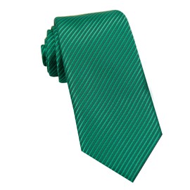 Luckyvestir Men's Stripe Check Ties 3.15" Silk Business Necktie for Husband Father Birthday Valentine's day Father's Day Gift, 037, Medium