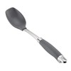 Anolon SureGrip Nonstick Nylon Solid Spoon, Gray 13.25-Inch, Tools and