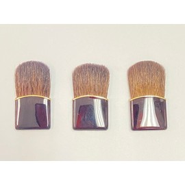 Estee Lauder 3x Estee Lauder Blush / Bronzer Small Size * Dark Brown Brush *