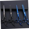 BIUDECO 2pcs Professional Hair Cutting Scissors Black Barbers Shears for