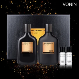 LG Household & Health Care Bonin The Character Black Men's Basic Cosmetics 2-piece promotion / LG생활건강 보닌 더캐릭터 블랙 남성기초화장품 2종기획
