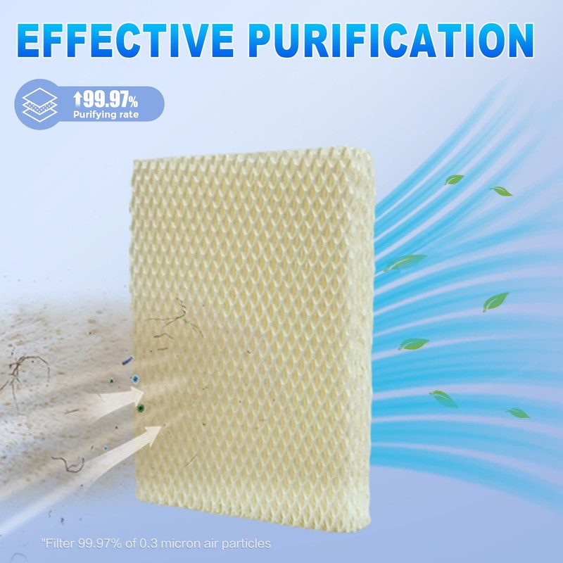 LIYYOO MD1-0034 Humidifier Filters, Replacement Humidifier Wick Compatible with Vornado