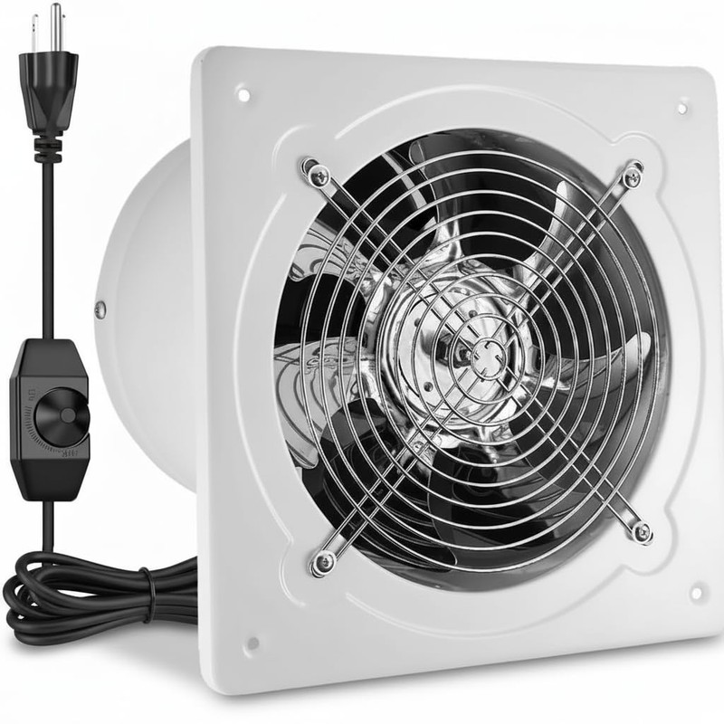 8" Kitchen Exhaust Fan with Variable Speed Controller, 686CFM Wall