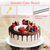 Ciyufavo 12 Inch Cake Drum, Cake Boards 12 Inch Round,