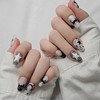 [M;H #] Cat Waltz Handmade Nail Tips - Enter Lake