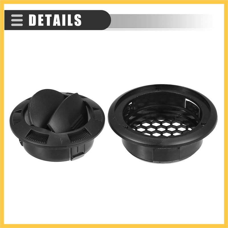 REPAIROCK Universal Dashboard Air Conditioning Outlet Vent Round Air Vent