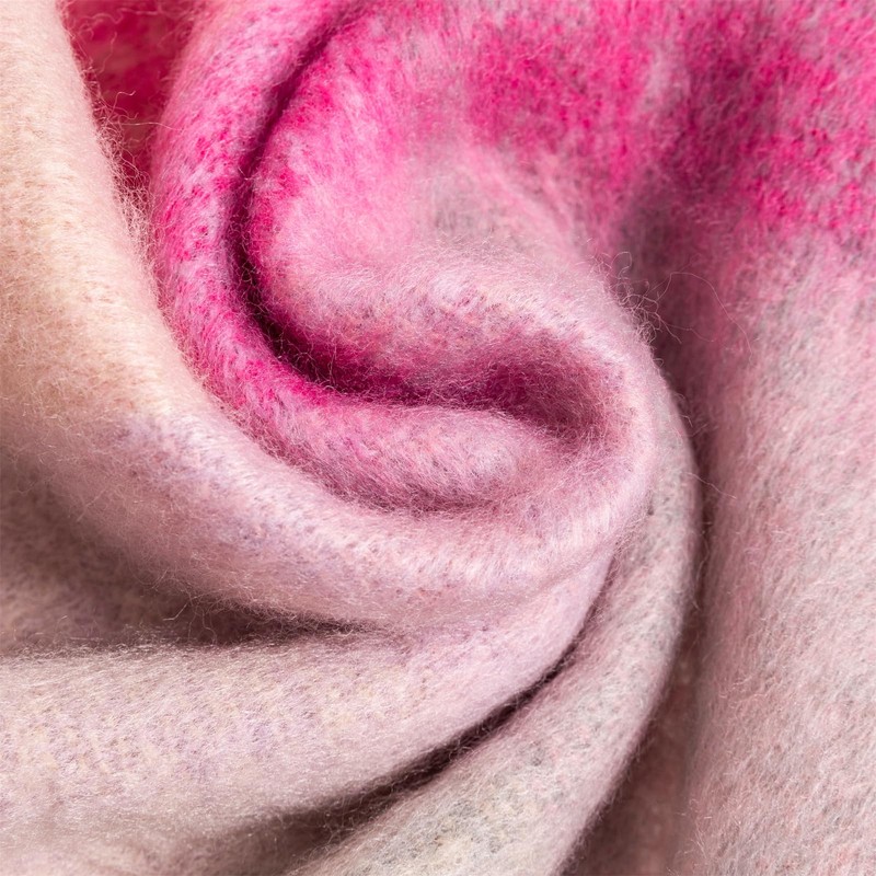 AUSEKALY Women's Scarf Big Colorful Plaid Thick Wrap Winter Oversized