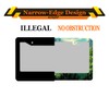 KDQEP Coniferous Forest Mountain License Plate Frame,Watercolor License Plate Frame,Rust-Proof