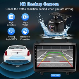 10" Android 13 Double Din Car Radio Stereo with Wireless Carplay Android Auto for Mitsubishi Outlander 2020-2022 IPS Car Audio Receiver w/WiFi GPS Bluetooth AHD Backup Camera Mic,SWC/FM/AM, 2+32G