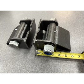 Unbranded 2PK H3032 Heavy Duty Dump Trailer Box Tilt Hinge Weld on Steel W/ Grease Fitting