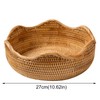 Rattan Woven Storage Basket for Fruit, Bread, Food, Kitchen, Home