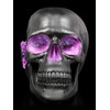 Figuren Shop GmbH Gothic Skull with Purple Crystal Embellishments -
