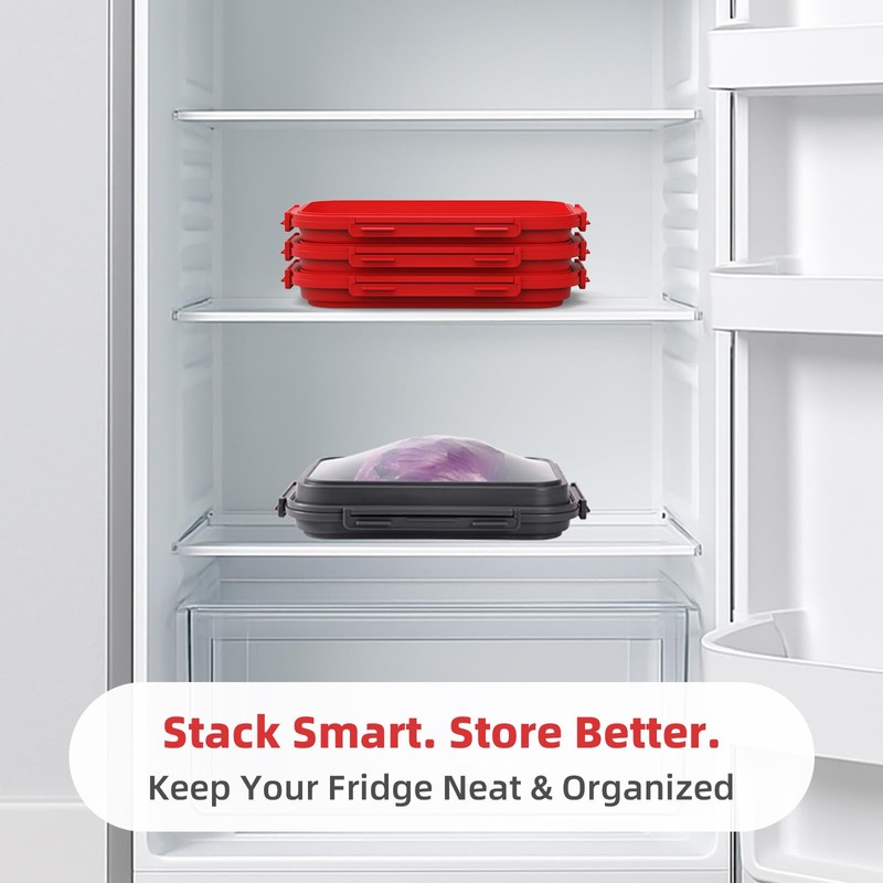 Mage Crab silicone fresh storage set 2pcs resuable fridge fresh