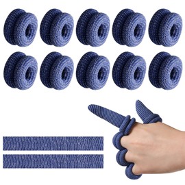 Finger Cots 10PCS Protectors 10 Stück Fingerschützer Fingerpflaster Fingerlinge wiederverwendbarer Daumenschutz Fingerbandage für Arbeit Küche Fingerschutz für Finger Verstauchungen Schwellungen