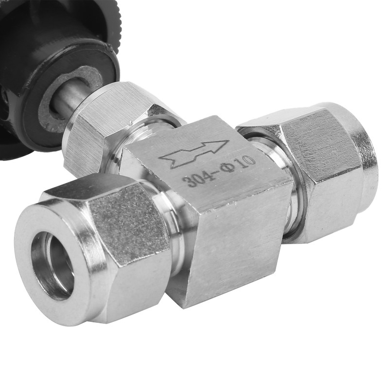 304 Stainless Steel Valve 2‑Way High Pressure Needle Flow Control