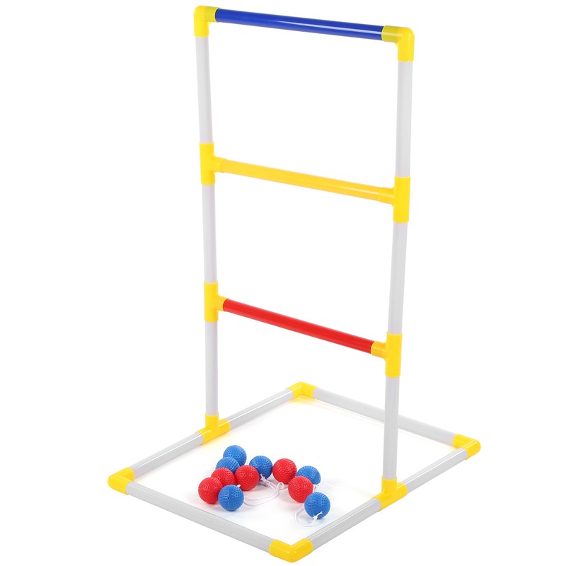 Portable Ladder Ball Toss Game Set Indoor Outdoor Patio Backyard