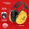 EZARC Noise Cancelling Ear Muffs, SNR 34dB Noise Reduction, Adjustable