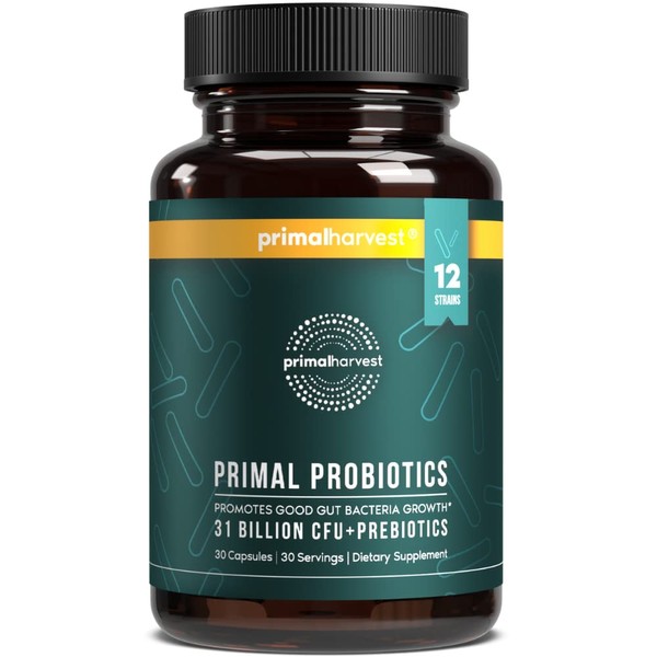 Primal Harvest PREbiotics and PRObiotics for Women & Men, 30