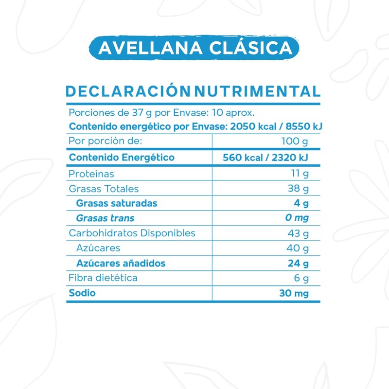 OKKO Crema de Avellana Clásica, 368 g