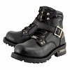 Milwaukee MBM9010-BLK-9.5 Men's 6" Side Buckle Boots (Black, Size 9.5)